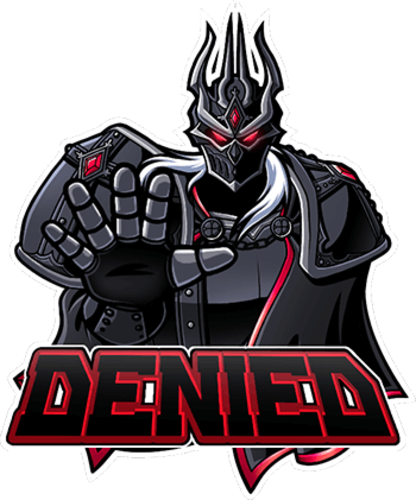 Jogadores(as) da equipe Denied